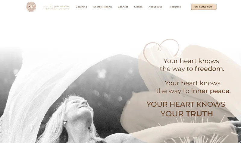 Screenshot of Julie Van Meter