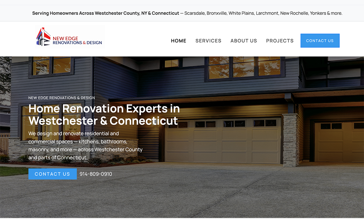 Screenshot of New Edge Designs